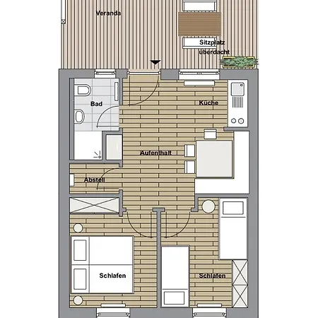 Апартаменты Ferienparadies Pferdeberg *